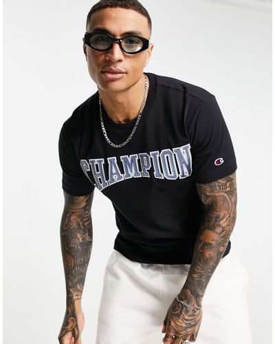 champion large logo t shirt