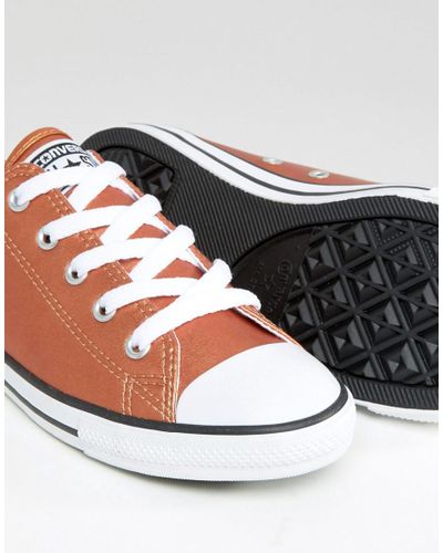 Star Dainty Rose Gold Metallic Trainers 