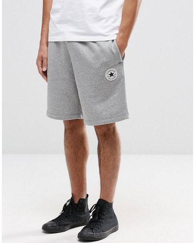 Pantalones cortos grises 10002136-A01 Core de Converse de Algodón de color  Gris para hombre | Lyst