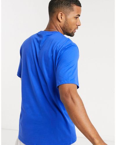 Nike Football Nike Soccer Fc Triple Swoosh T-shirt in Blue for Men - Lyst