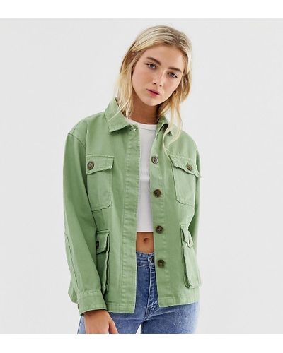 pull&bear green jacket