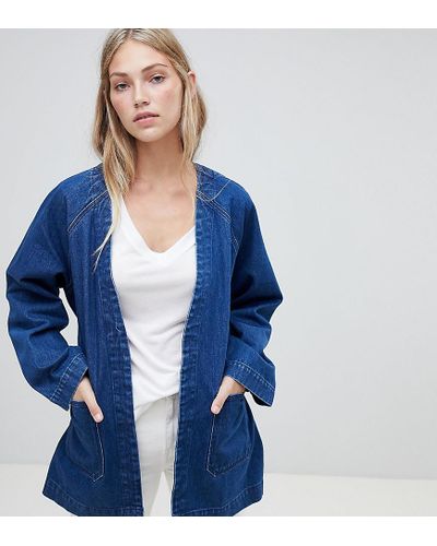 kimono jacket denim