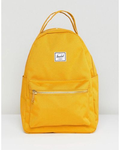 herschel backpack mustard
