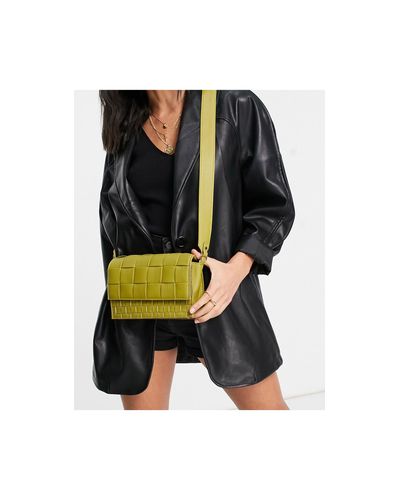 Topshop weave crossbody bag hotsell