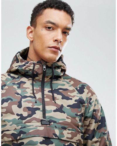 pull and bear half zip jacket