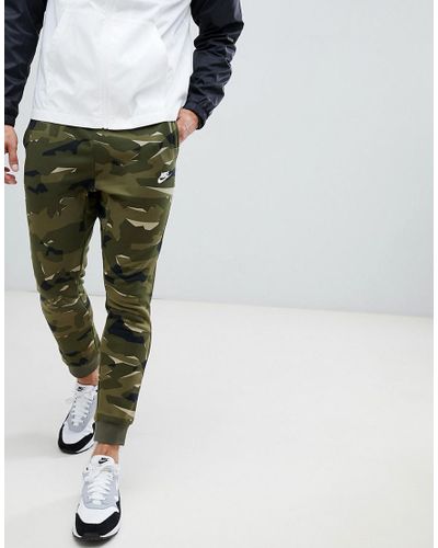 Nike Camo Jogger In Green Ar1306-325 for Men - Lyst