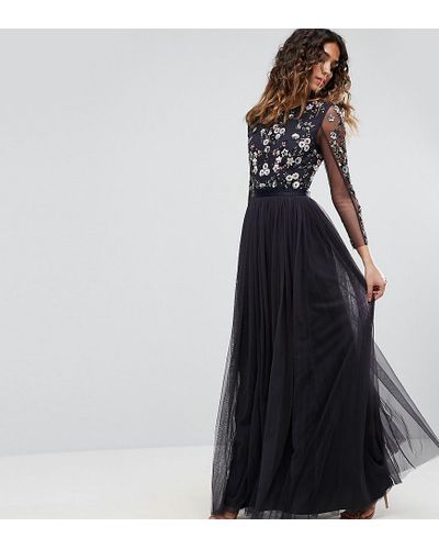 needle and thread navy gown