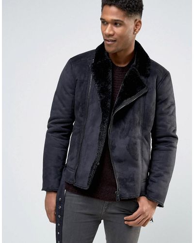 barneys shearling coat