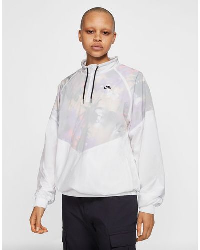 nike floral windbreaker