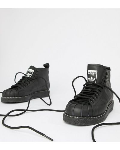 Adidas Originals Superstar Boot Luxe Core Black | AQ1250