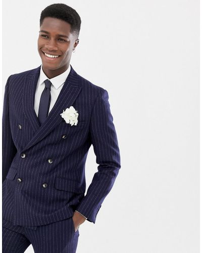 moss bros double breasted jacket