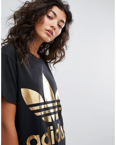 adidas Originals Synthetic Gold Trefoil 