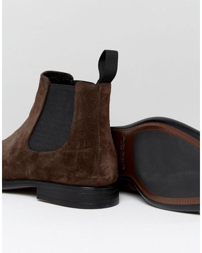 Vagabond Harvey Suede Chelsea Boots in Brown for Men - Lyst