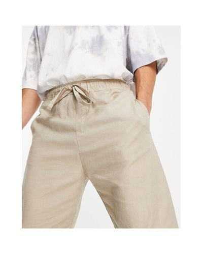 Pantalon ample léger - sable Jean Bershka pour homme en coloris Neutre -  Lyst