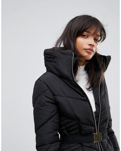 oasis padded zip up jacket