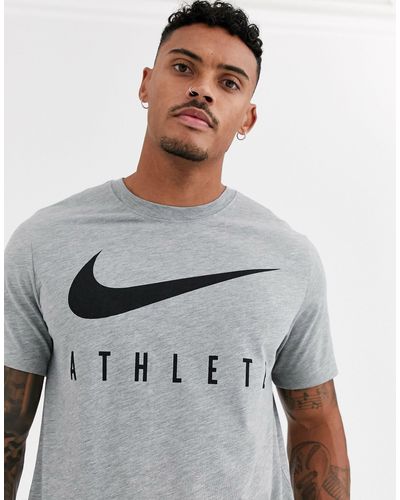 Nike Athlete T-shirt in Grey (Grey) for 