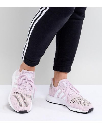 adidas Originals Swift Run Sneakers In Pink Multi in Black - Lyst