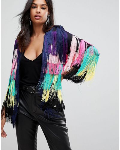fringe tassel jacket