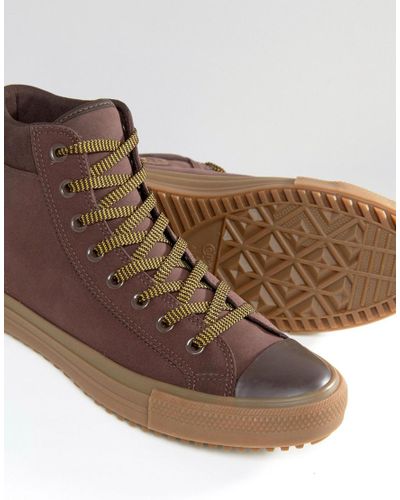 converse boot pc tumbled leather