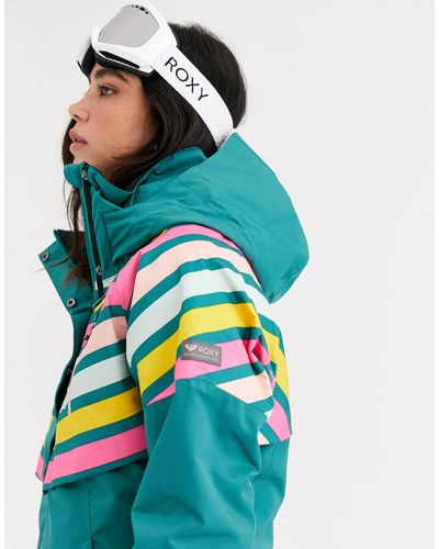 roxy frozen flow ski jacket