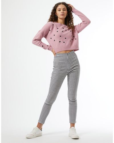 miss selfridge heart jumper