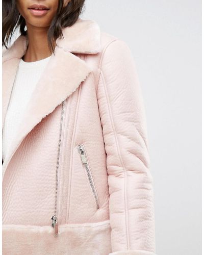 miss selfridge aviator jacket