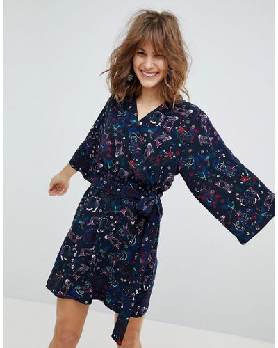 monki wrap dress
