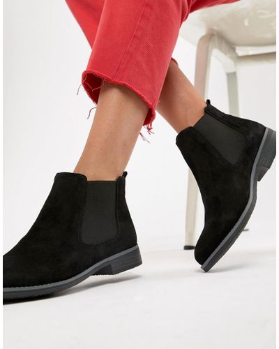 dune flat ankle boots