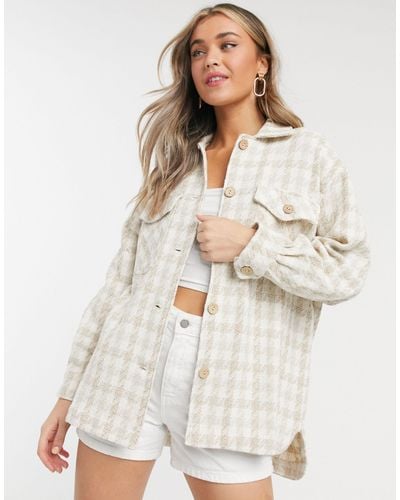 pull and bear overshirt shacket