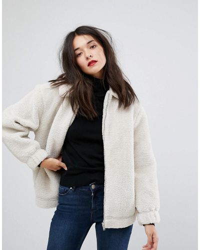 teddy jacket vero moda