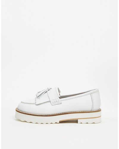 backless loafers white