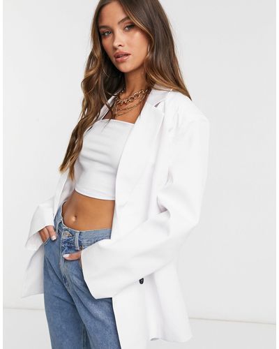 lioness white blazer