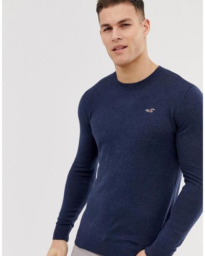 hollister blue sweater