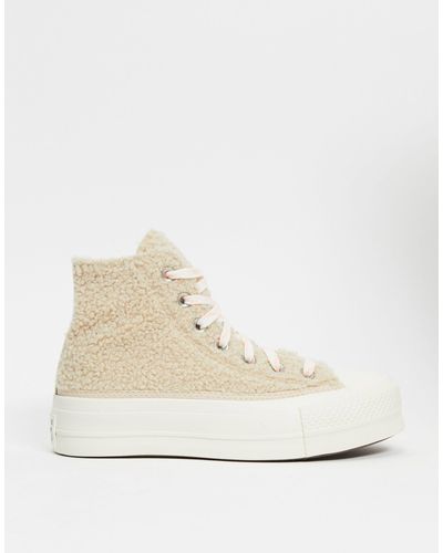 converse cosy club hi borg trainers in black