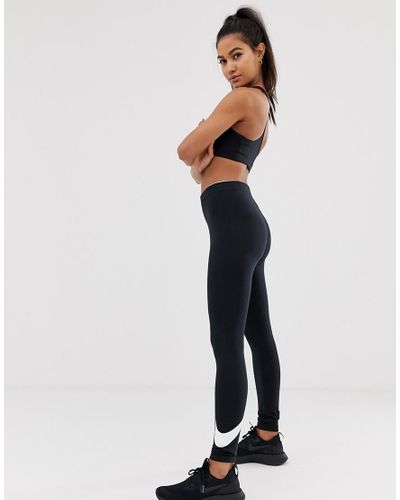nike black club leggings