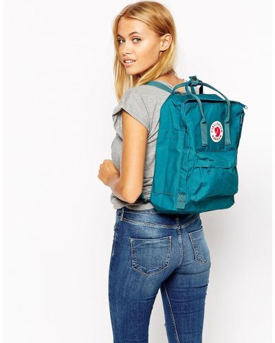 kanken backpack ocean green