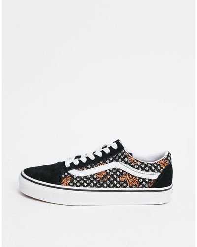 vans old skool fiori