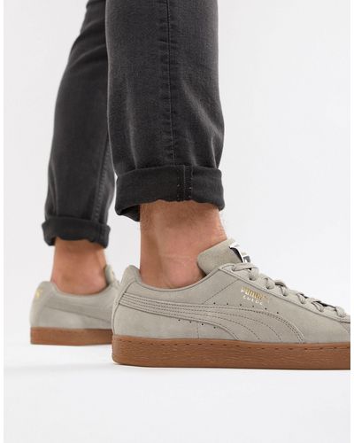 puma with brown bottom