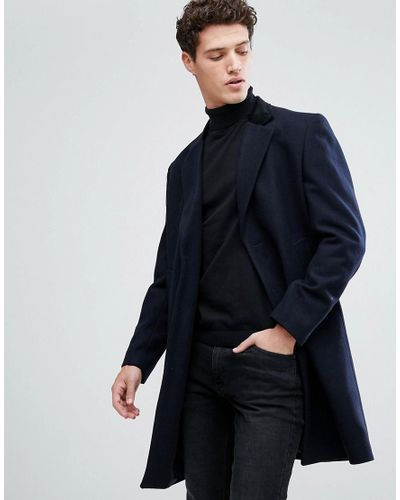 french connection navy coat