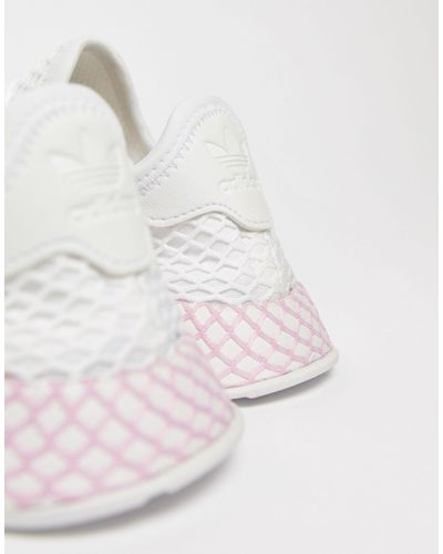 adidas Originals Deerupt Sneakers in White - Lyst