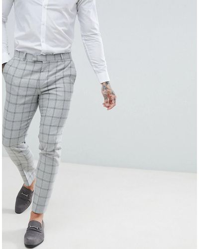 Bnwt new River island gorgeous grey checked smart formal trousers age 7 years