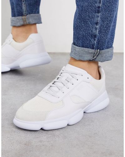Sneakers Bianche da uomo Hugo Boss, Collezione Estate 2022 - Stileo.it