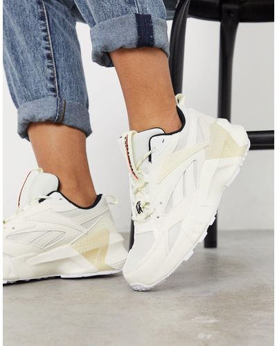 Reebok Aztrek Double Trainers in White 