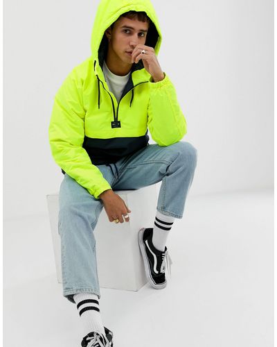 pull and bear half zip jacket