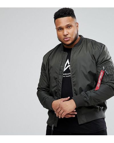 alpha industries grey jacket