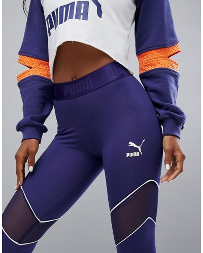 puma navy leggings