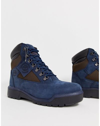 navy blue timberlands