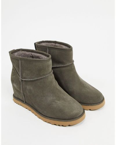 stivali ugg con zeppa