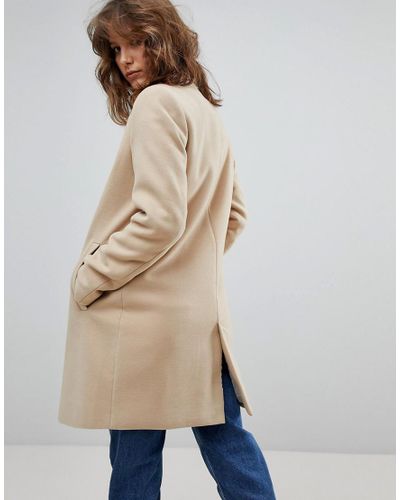 tan tailored coat
