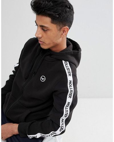 black athletic zip up